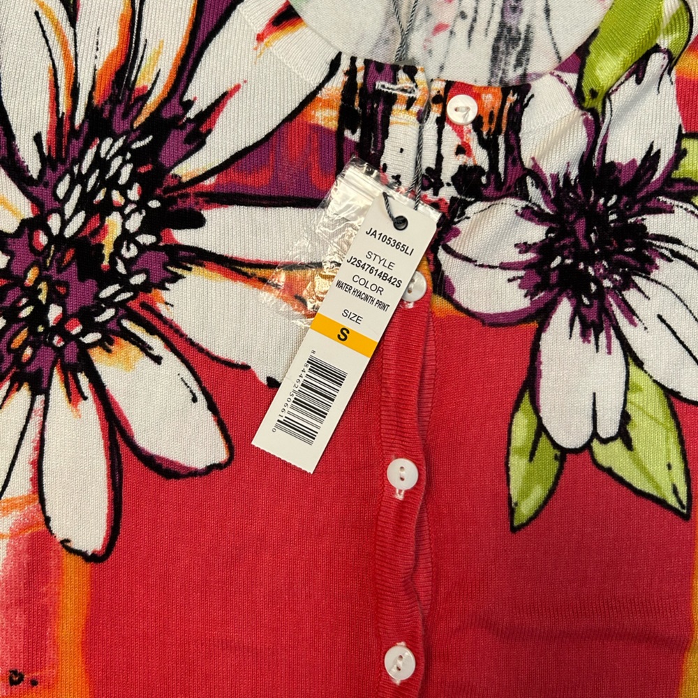 NWT Floral Cardigan | Joseph A - Picture 3 of 5